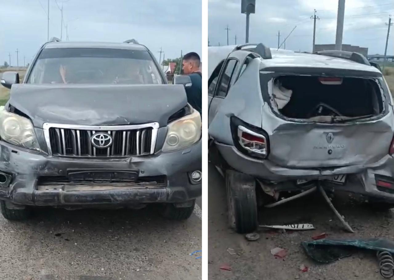 Водитель Land Cruiser устроил массовое ДТП в ЗКО